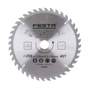 FESTA Fűrésztárcsa fához 250 x 30 x 2,2 mm / 40T
