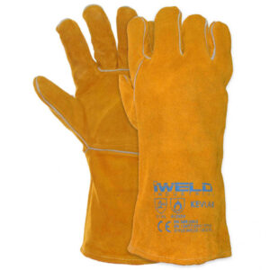 Hegesztő védőkesztyű, bélelt, KEVLAR 14" (WEGK-141
