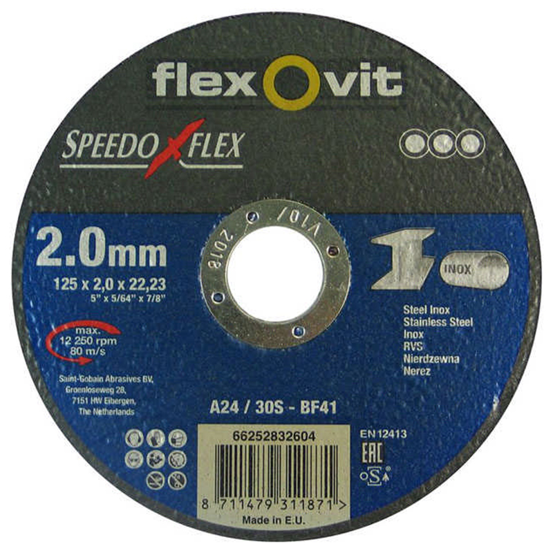 Vágókorong Speedoflex 125x2,0 (INOX)