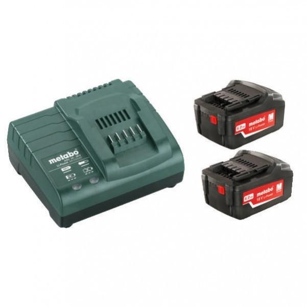 Metabo Akku Klt. 2 x 4,0Ah +Töltő BasicSet 2x18V