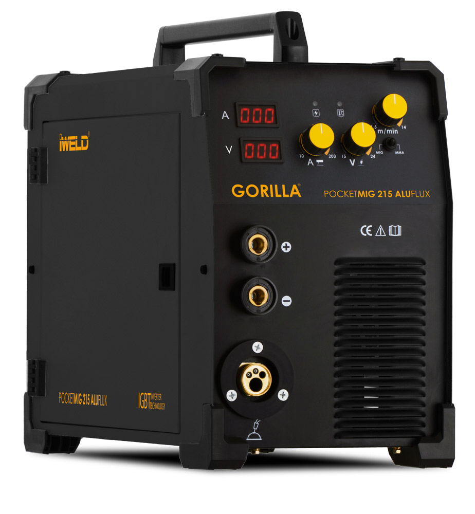 IWELD GORILLA POCKETMIG 215 XL Hegesztő inverter 